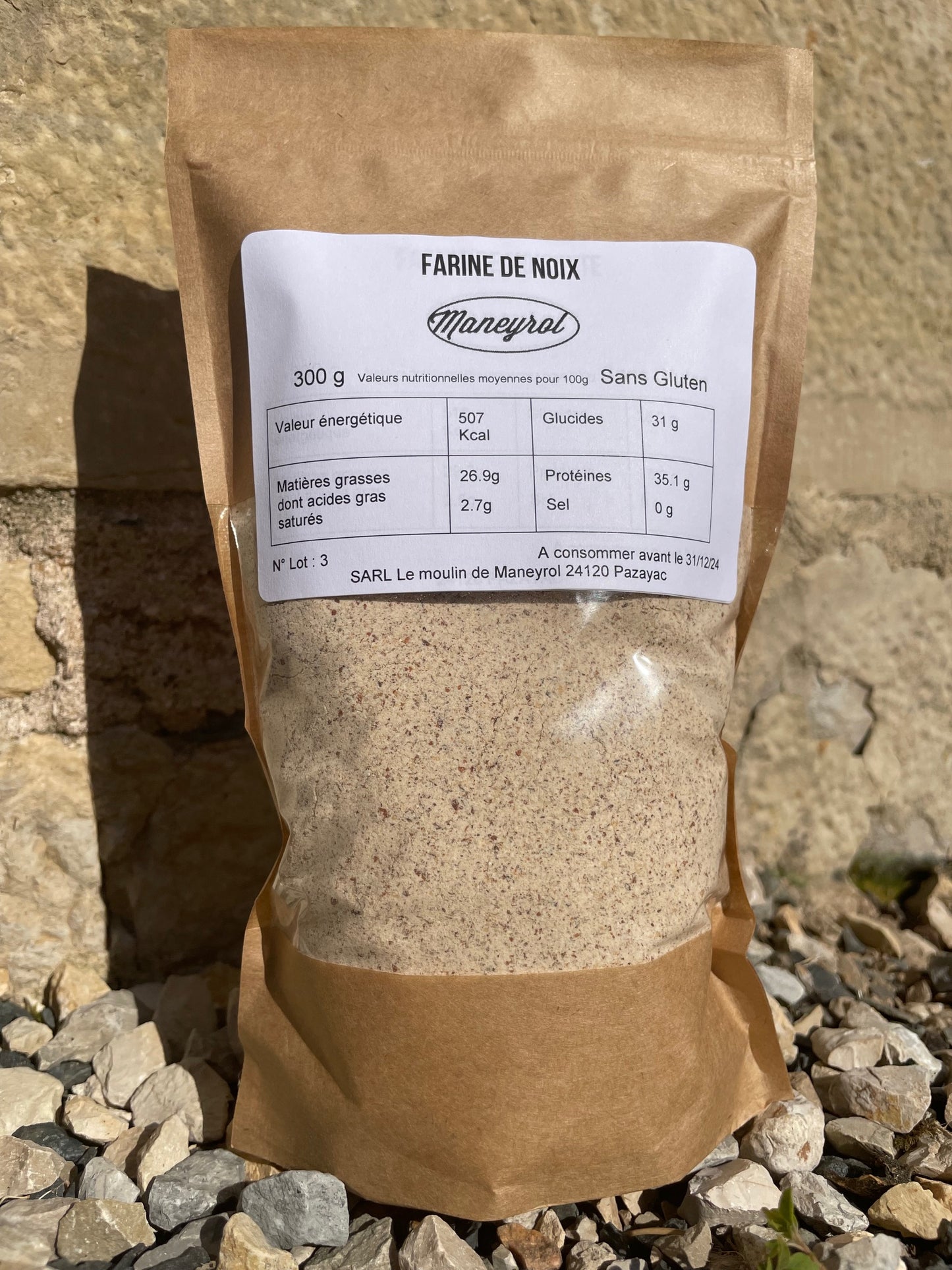 Farine de noix ( OFFERT pour tout achat d'huile ou de cerneaux)